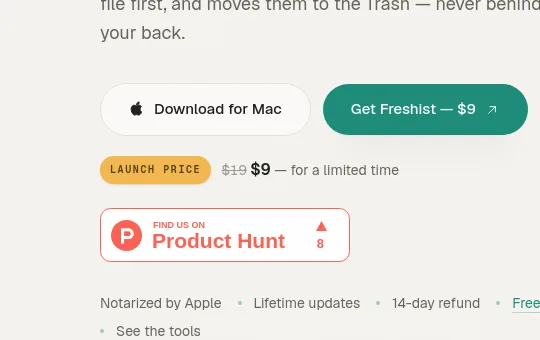 Price anchor element from fresh.ist