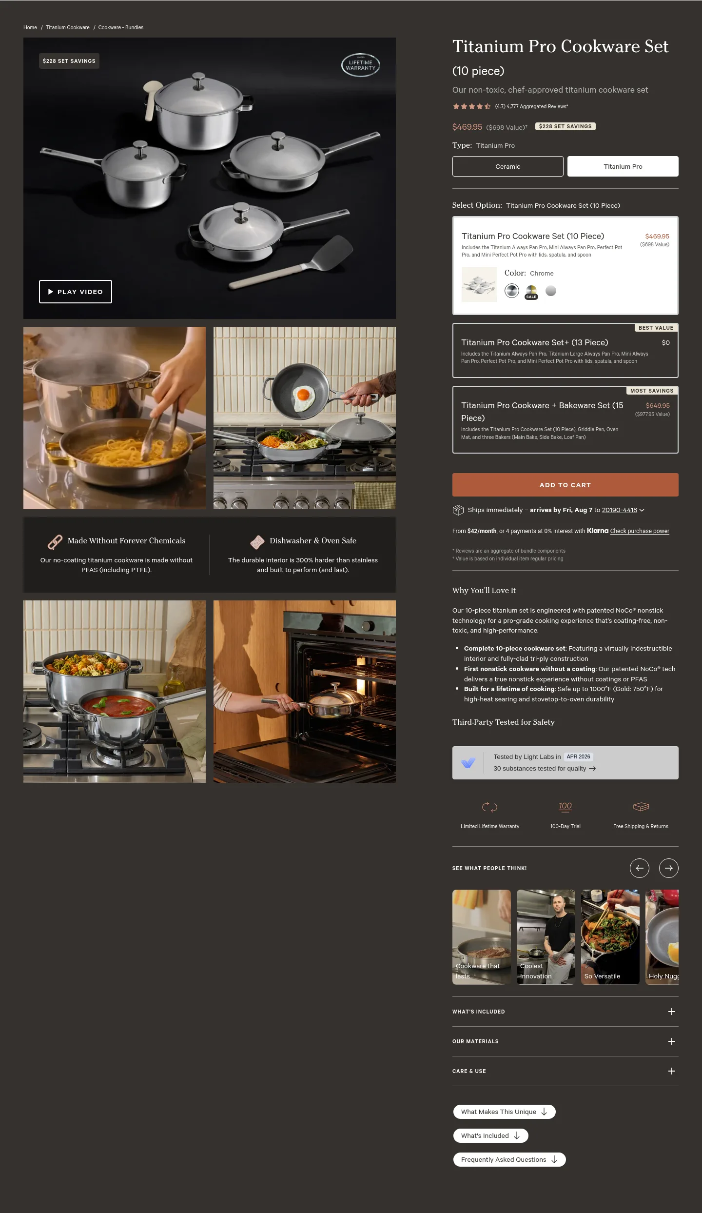 fromourplace.com Hero section
