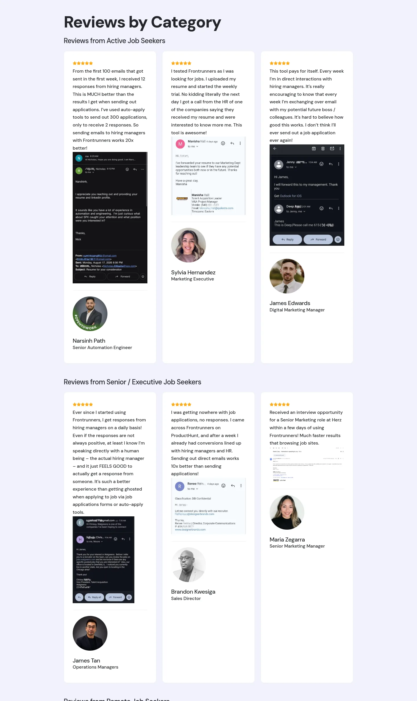 frontrunners.io — Features