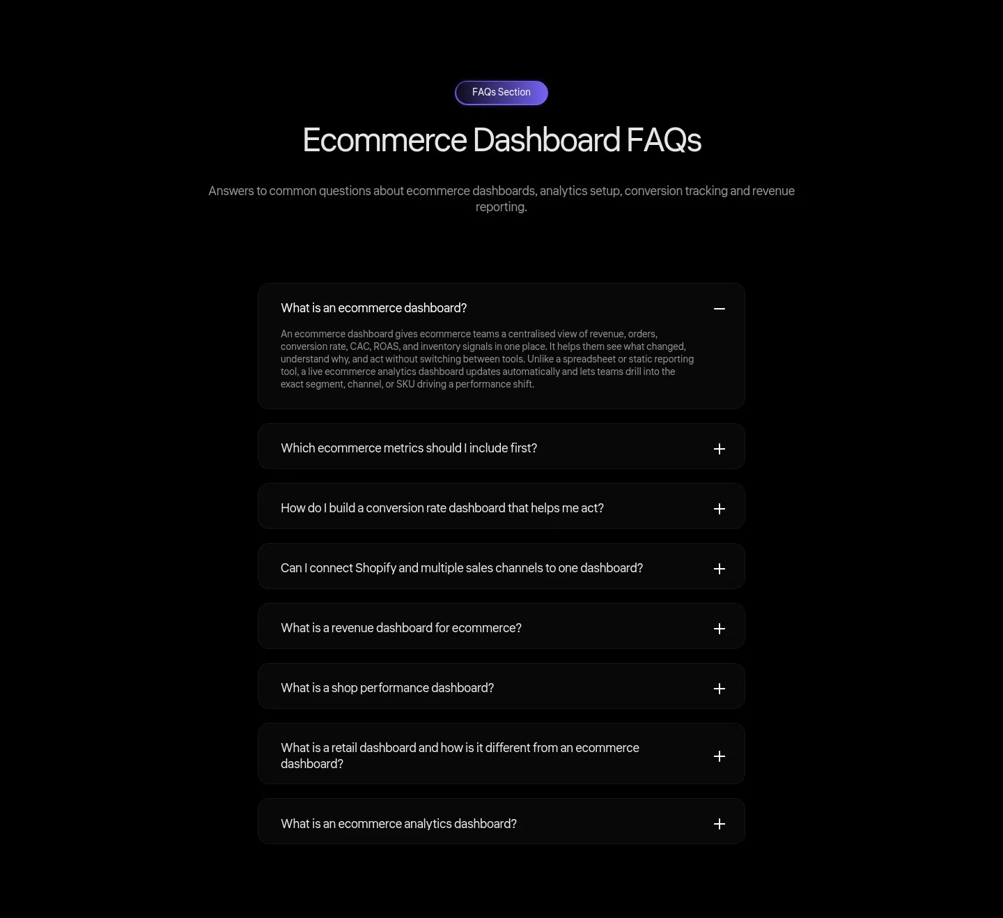 fusedash.ai FAQ section