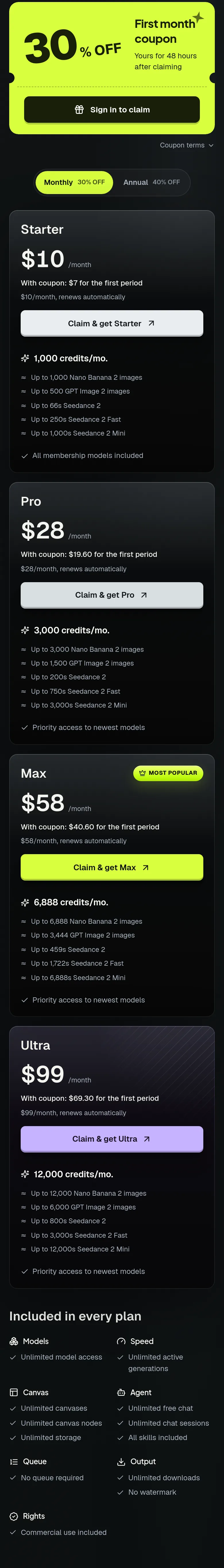 fxroom.ai — Pricing