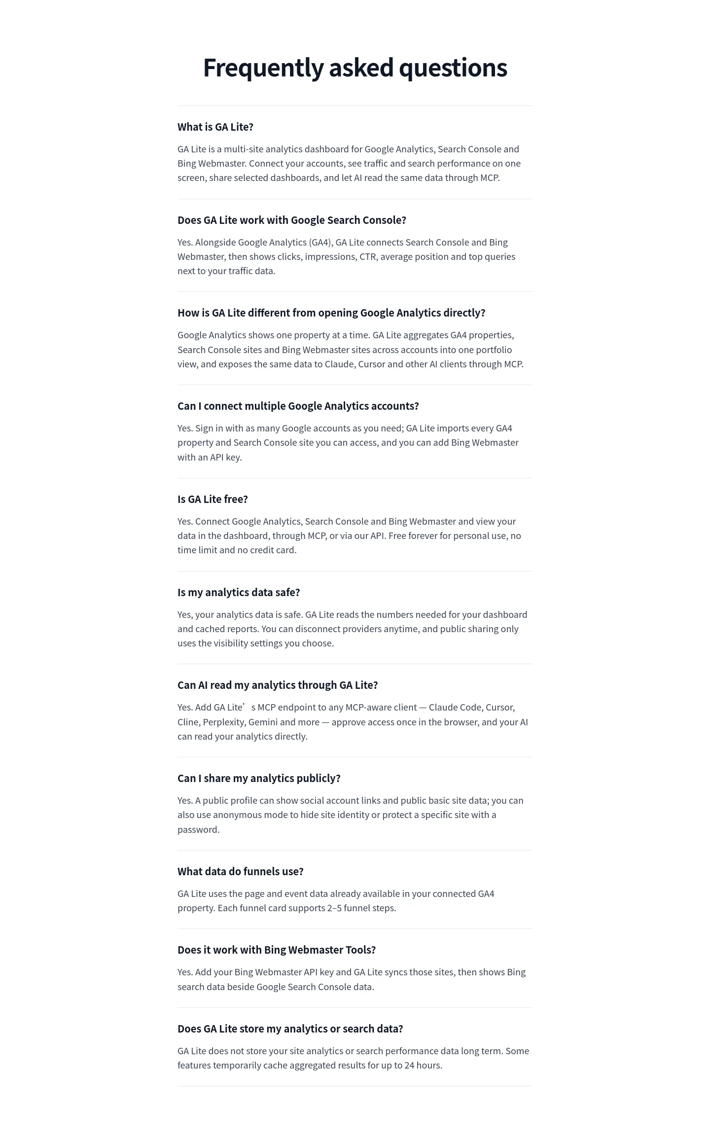 galite.io — FAQ