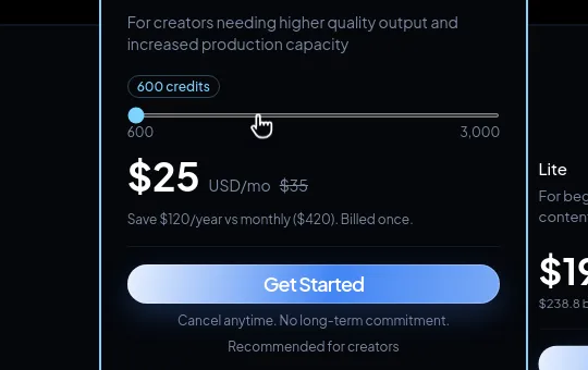 Price anchor element from gemini-omni.pro