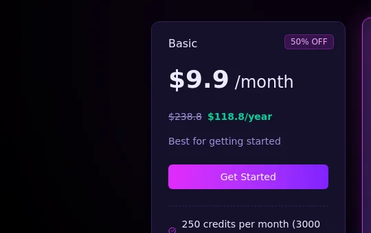 Price anchor element from gemini-omni.studio