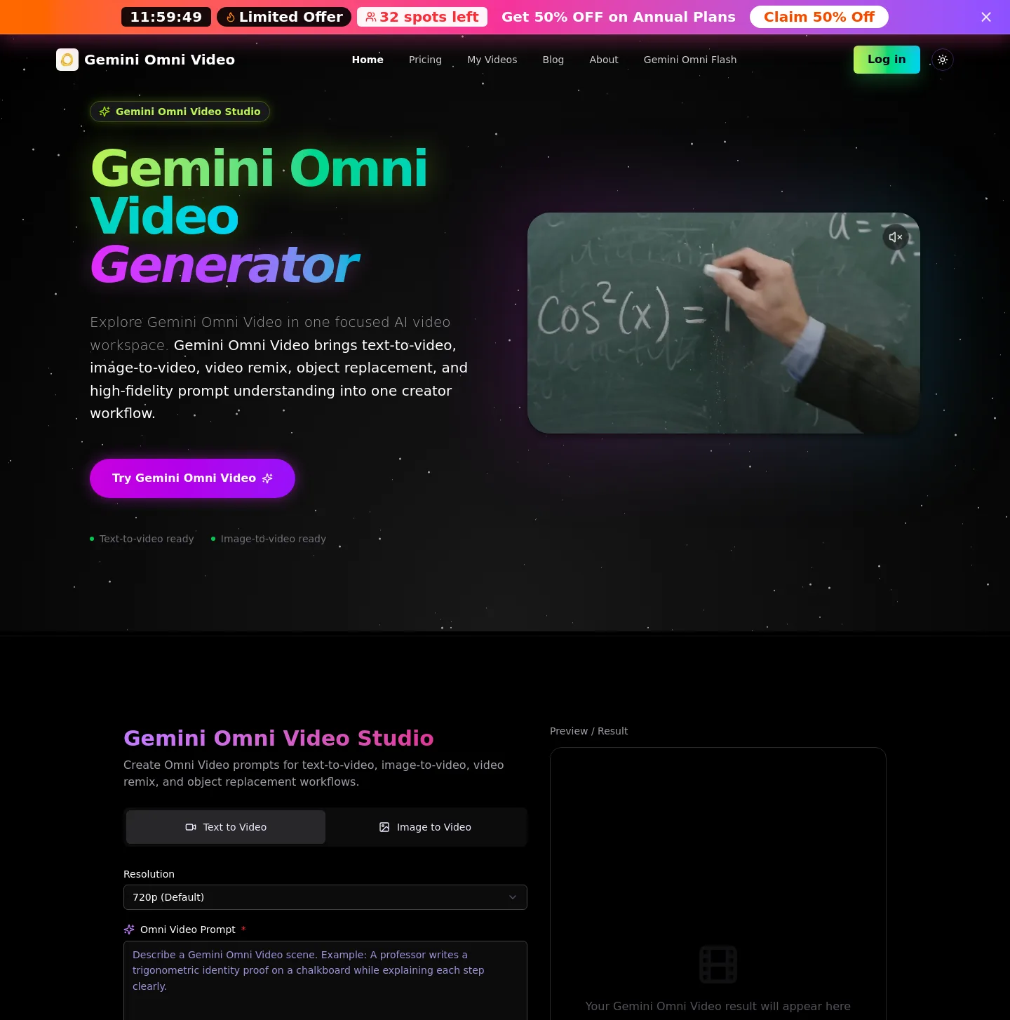 gemini-omni.studio — a measured funnel