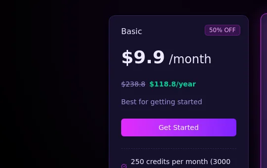Price anchor element from gemini-omni.studio