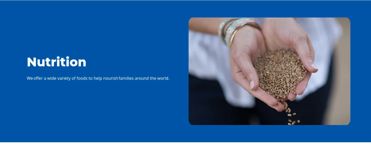 generalmills.com Hero section