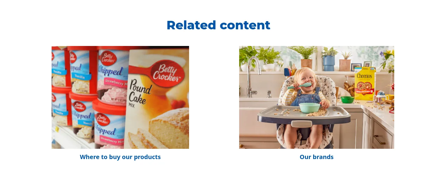 generalmills.com CTA section