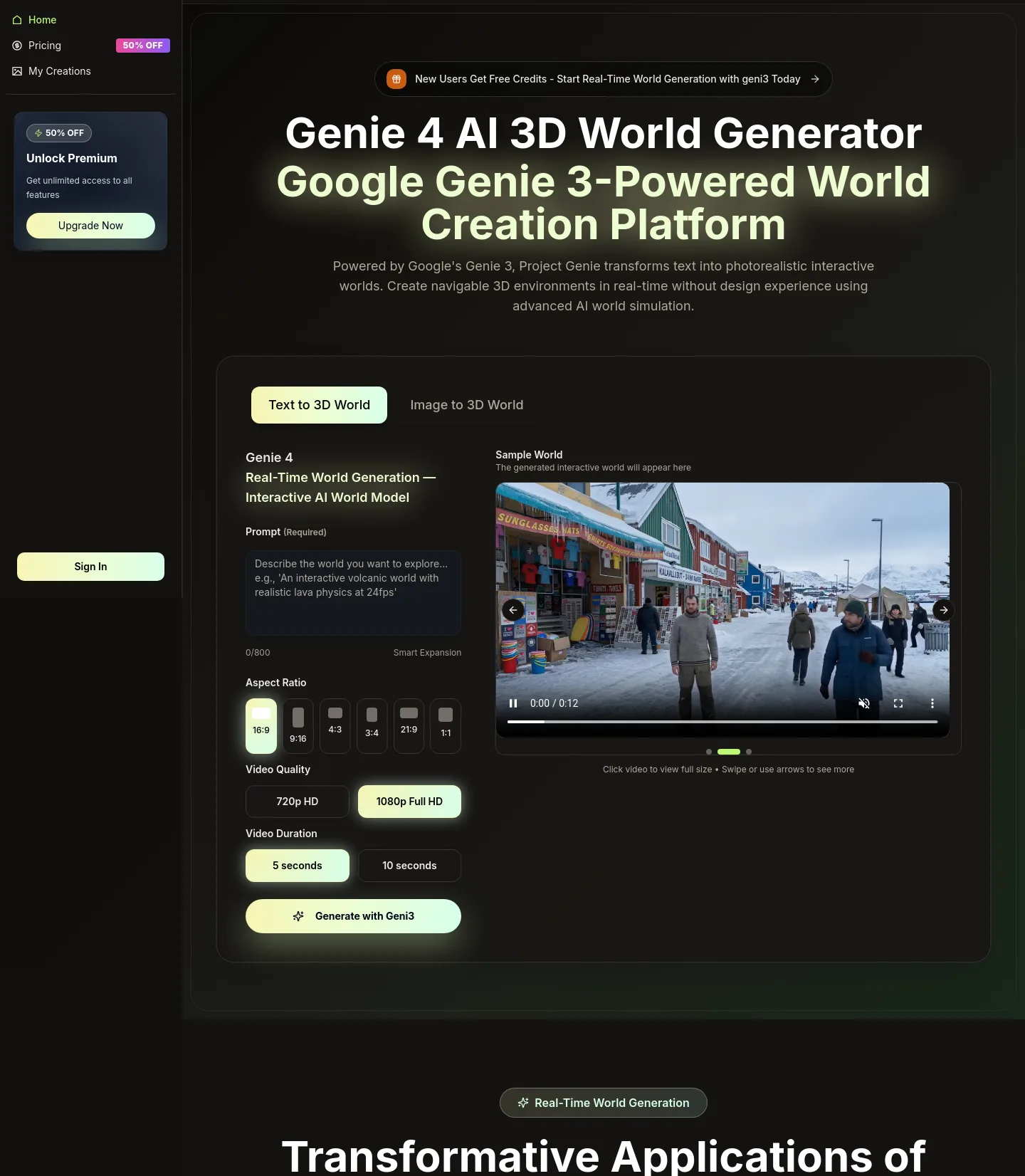 geni3.org Hero section
