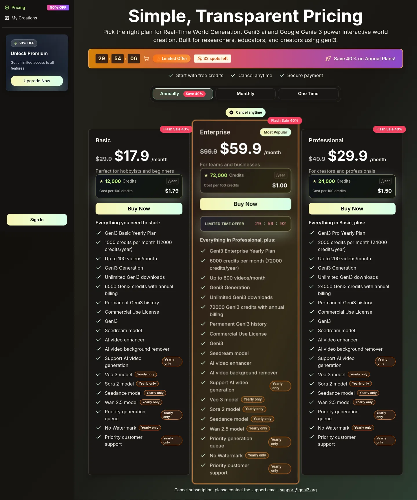 geni3.org Hero section