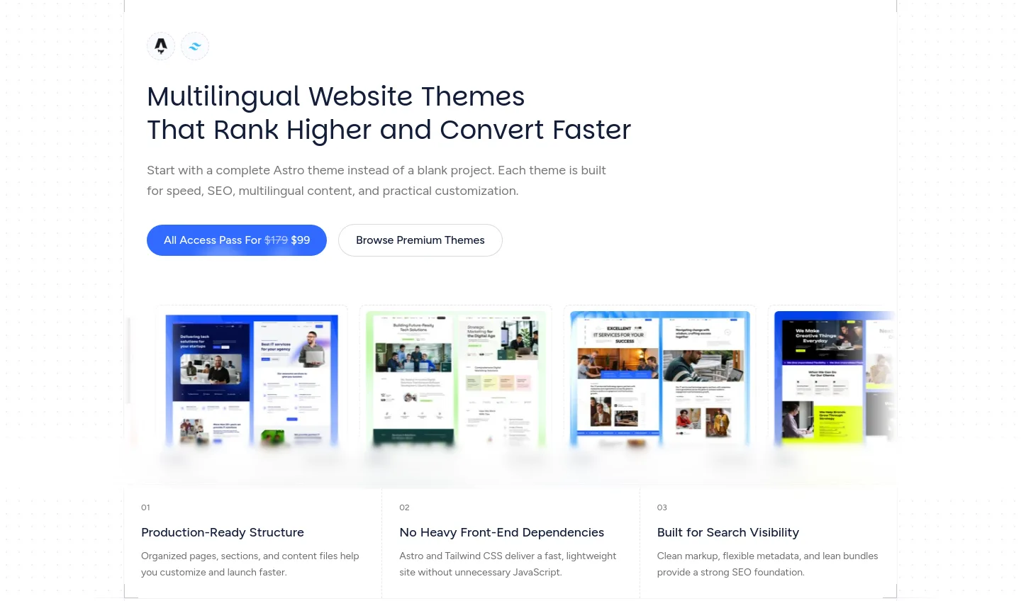 getastrothemes.com — Hero