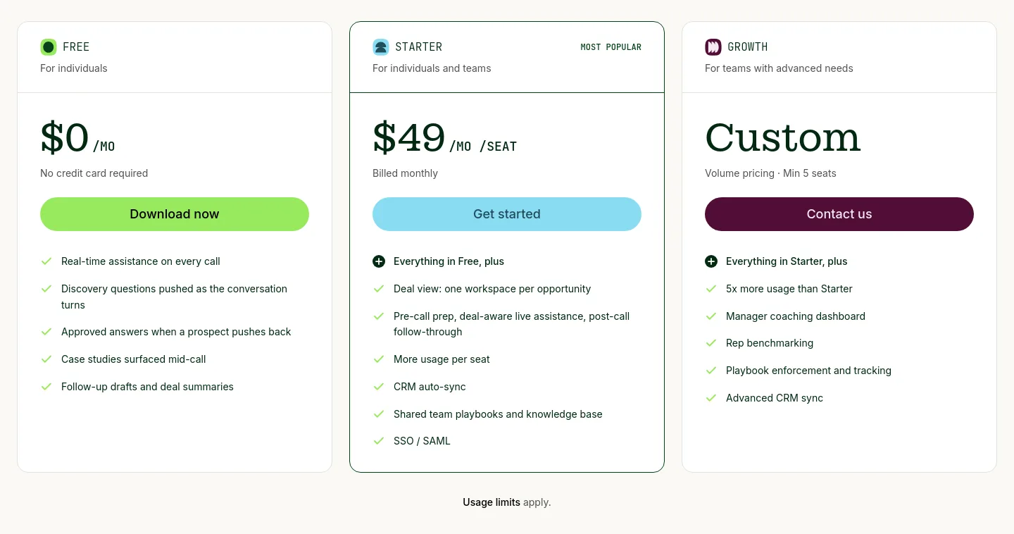 getbackdrop.ai — Pricing
