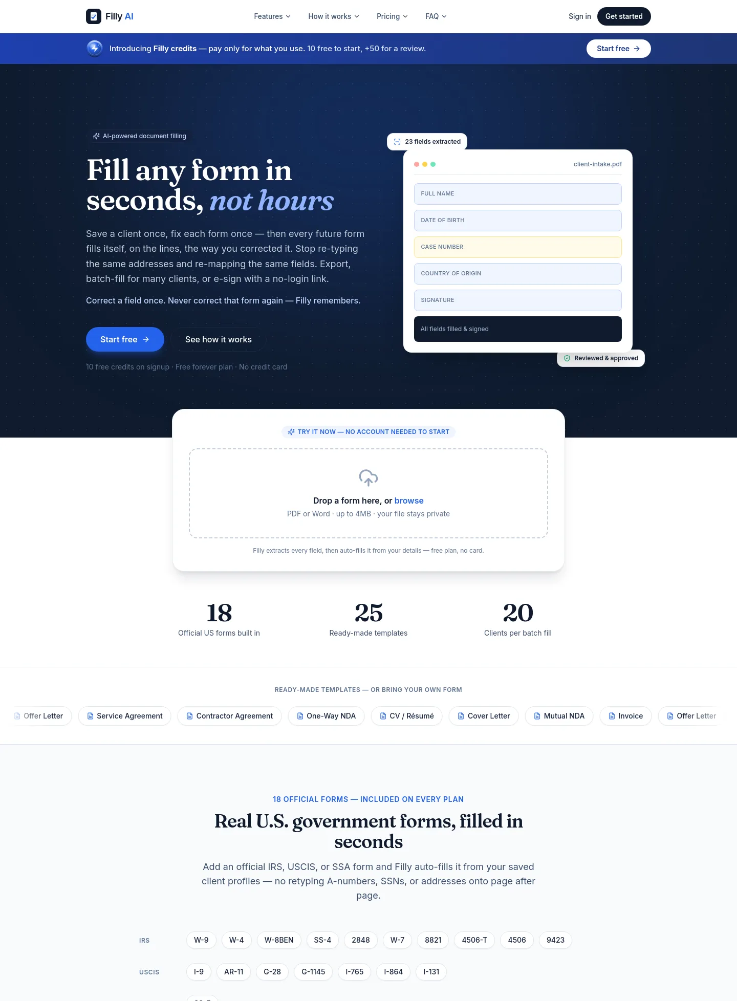 getfilly.app — a measured funnel
