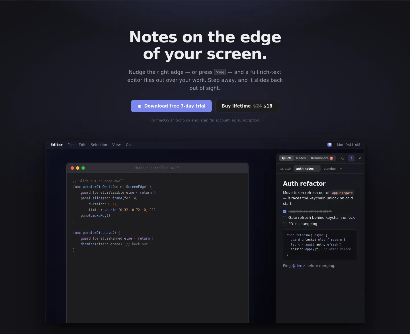 getflyout.app Hero section