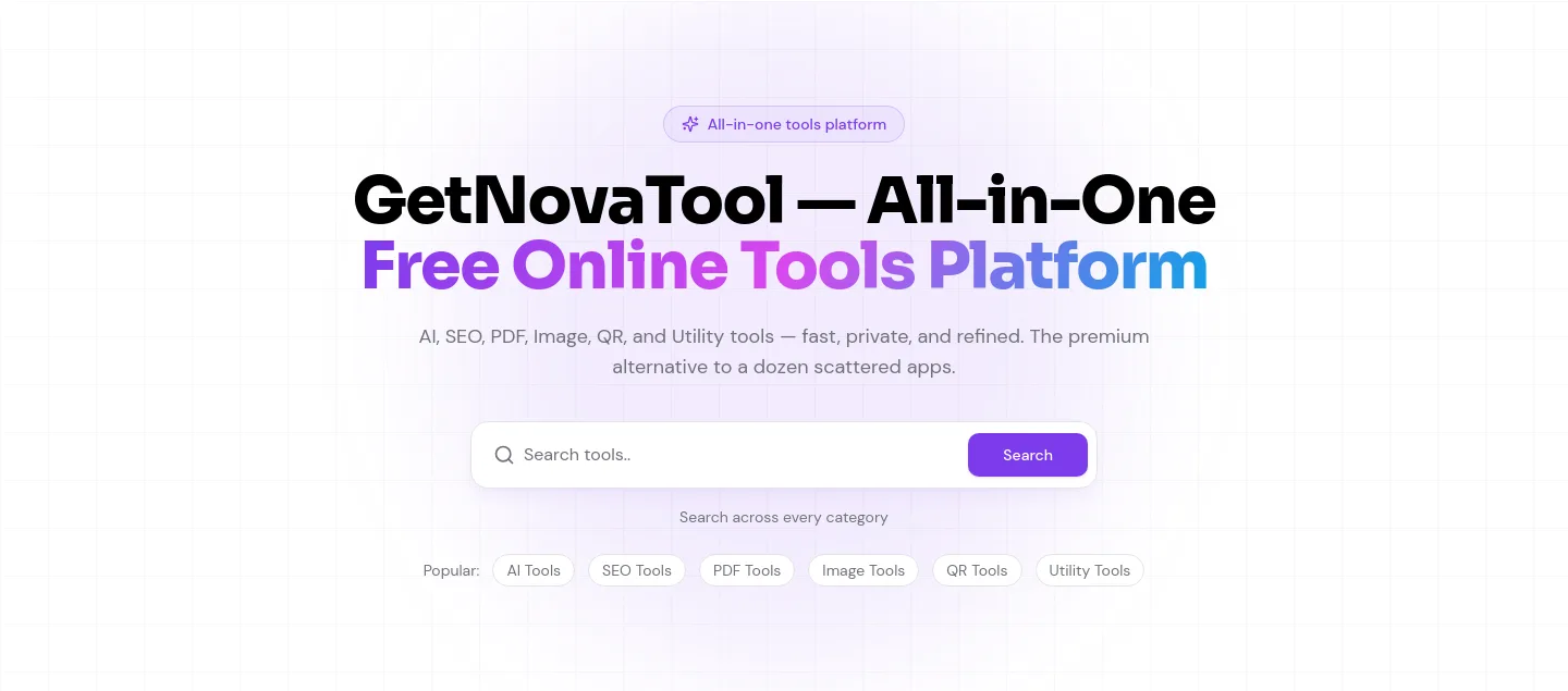 getnovatool.com — Hero