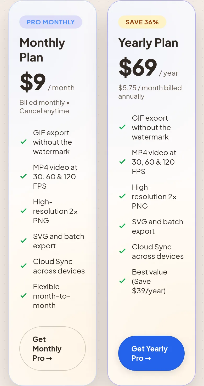 getproductshot.com — Pricing