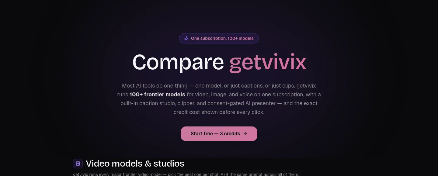 getvivix.com — a real Hero section