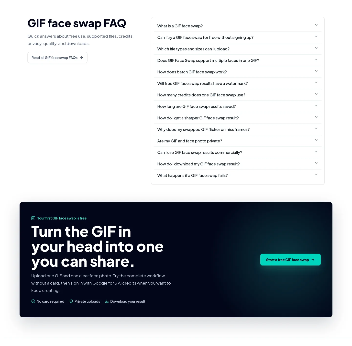 giffaceswap.org FAQ section