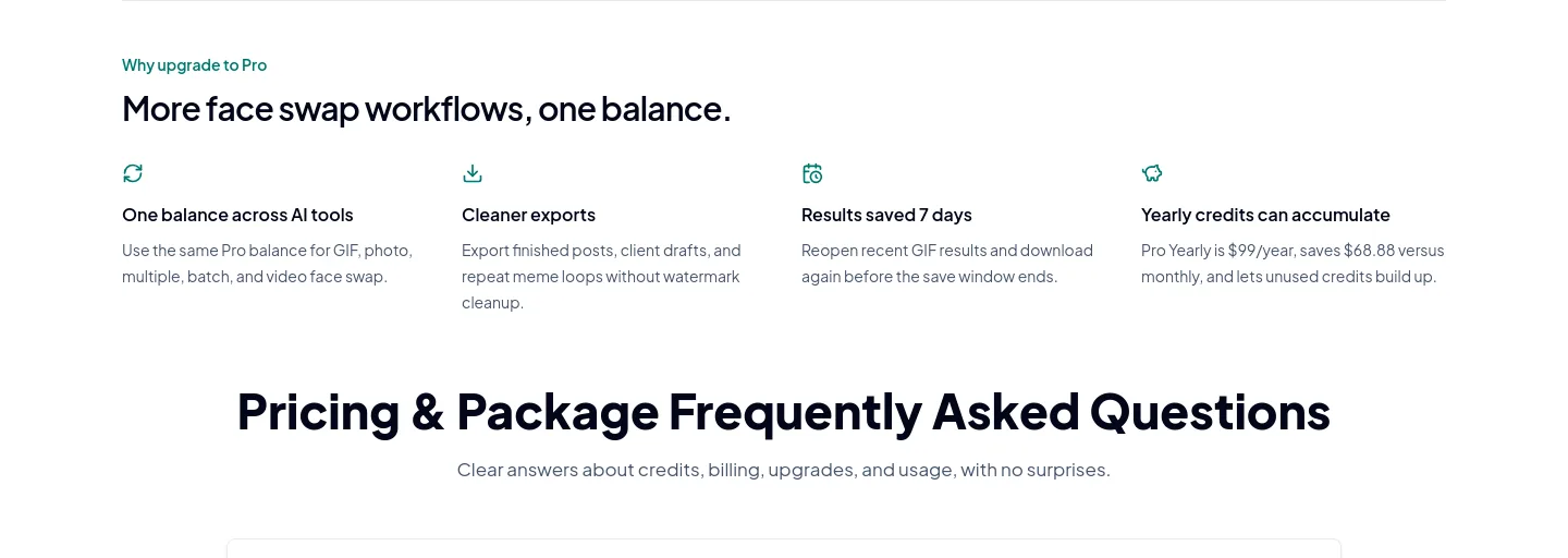 giffaceswap.org — Pricing