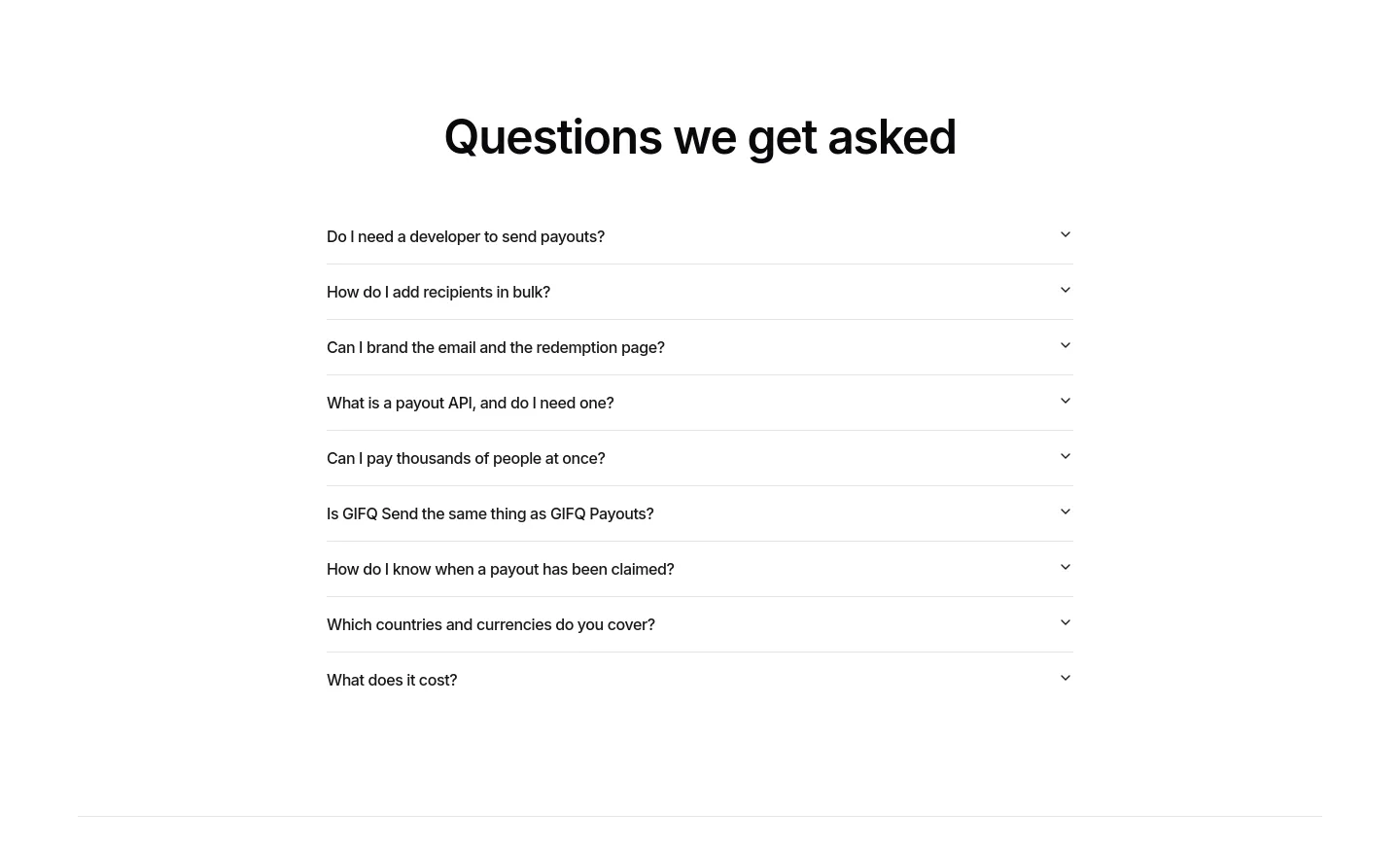 gifq.com FAQ section