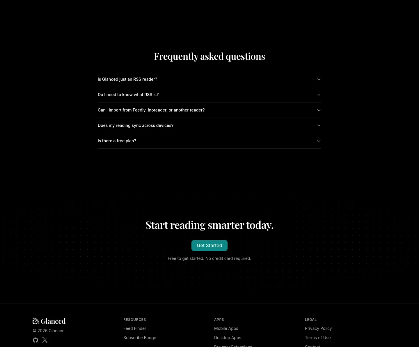 glanced.io — FAQ