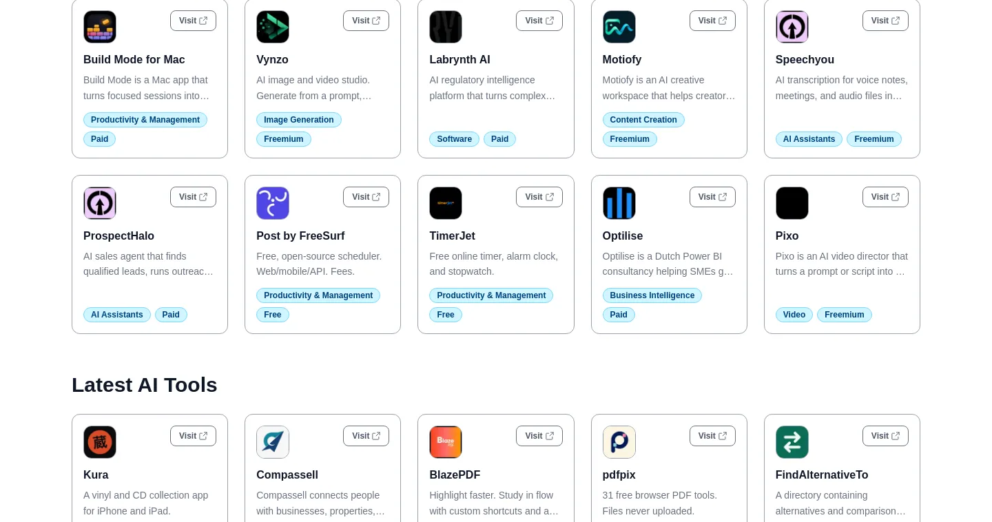 goodaitools.com — Features