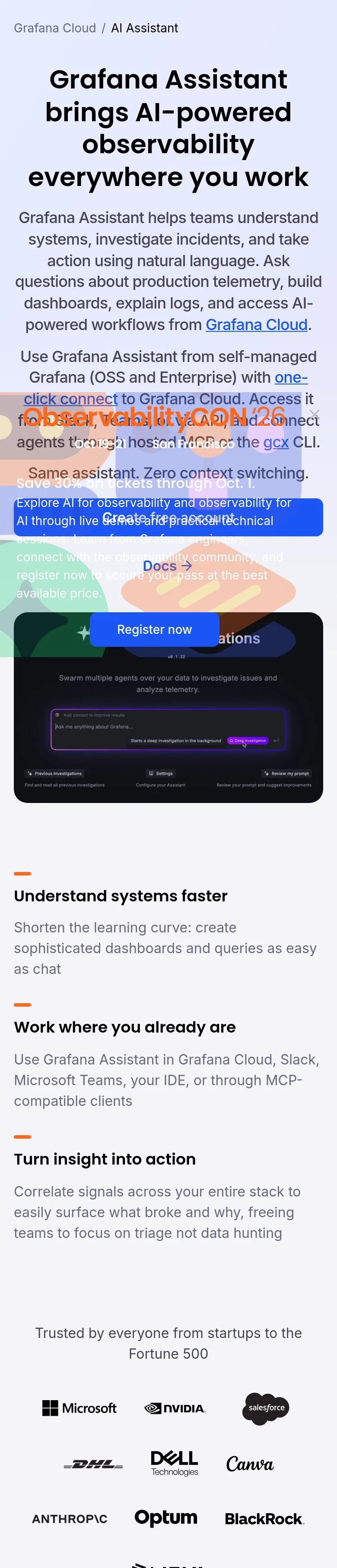 grafana.com — Hero