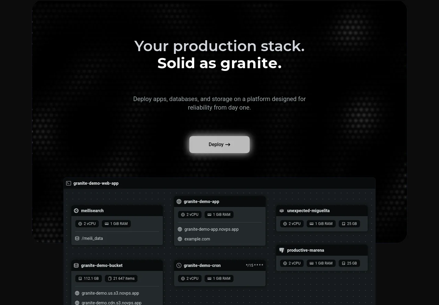 granite.so — Hero