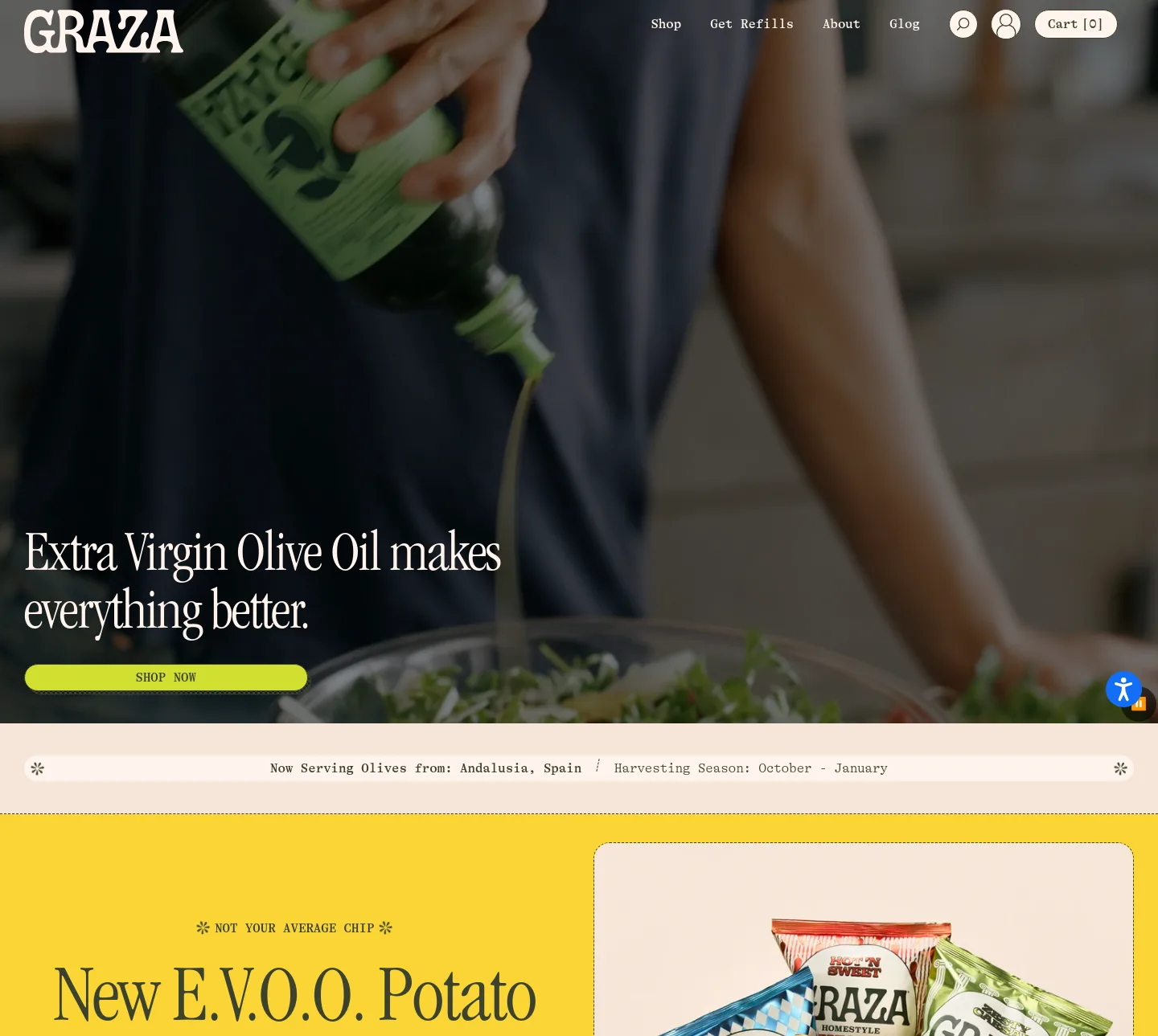 graza.com — a measured funnel