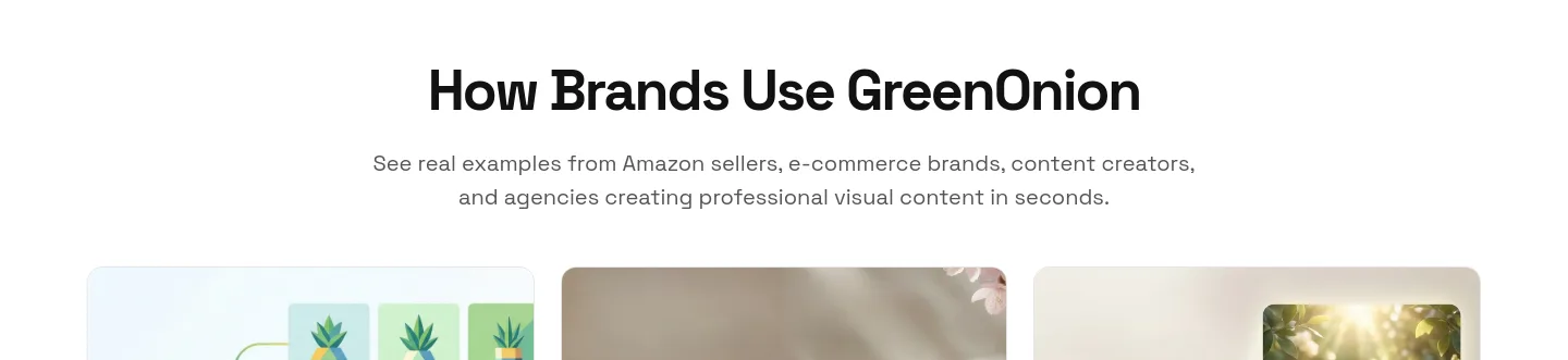 greenonion.ai Hero section