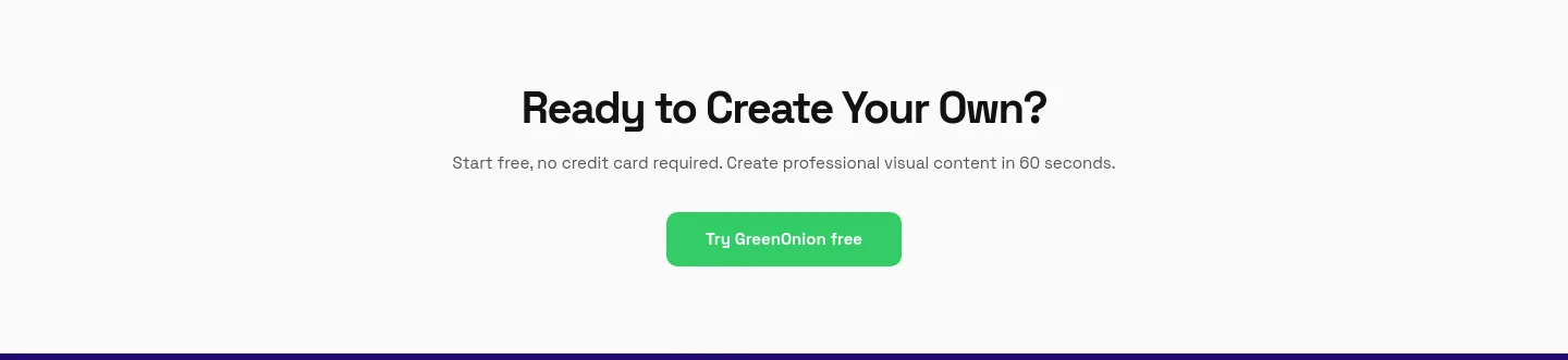 greenonion.ai — CTA