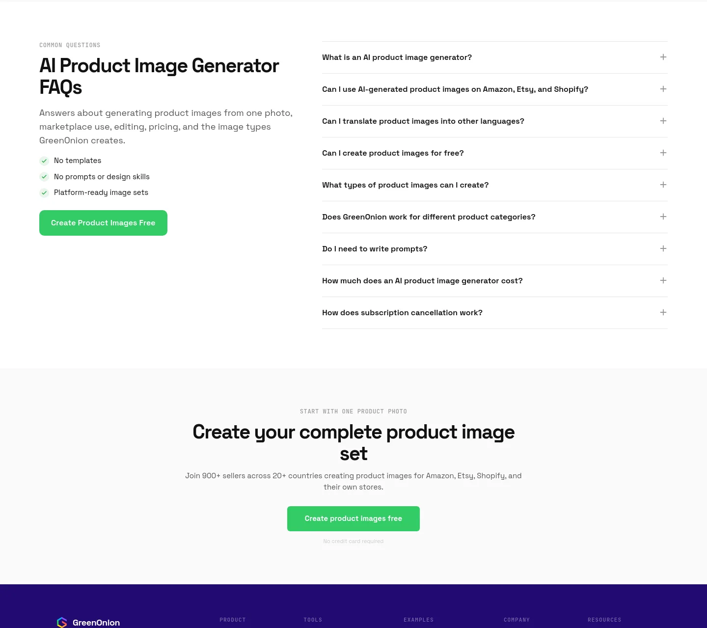 greenonion.ai — FAQ
