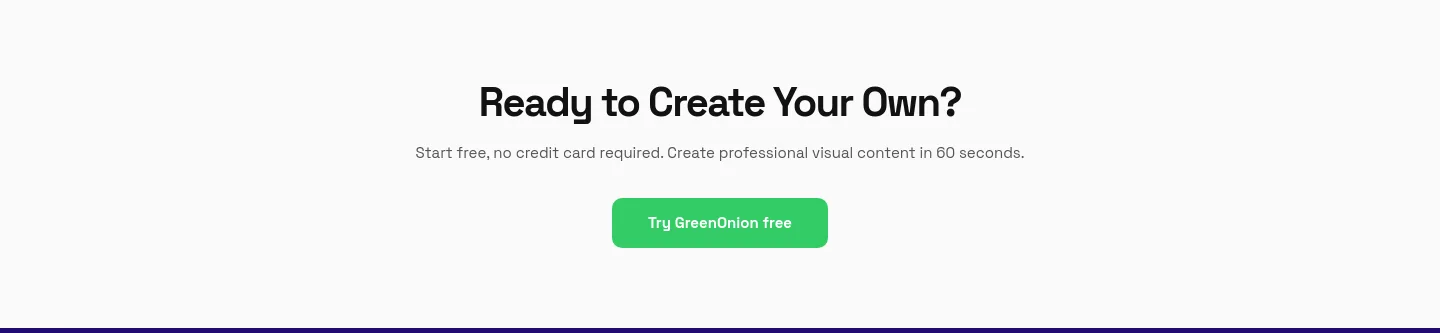 greenonion.ai — CTA