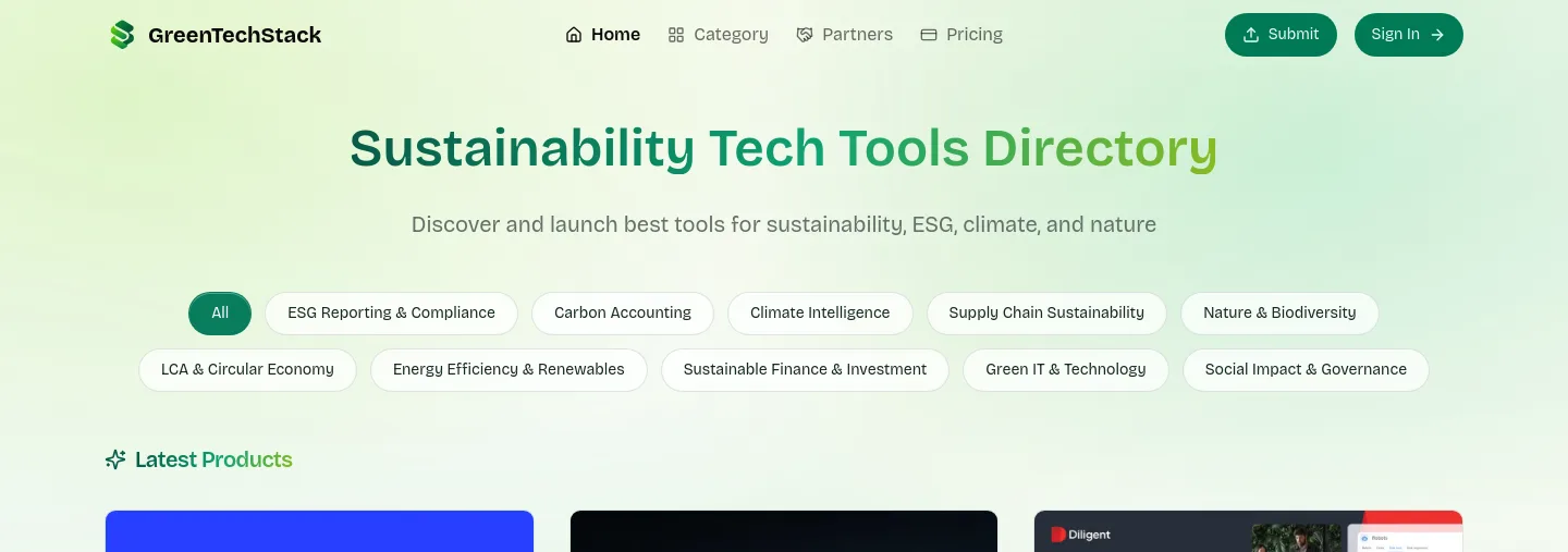 greentechstack.com — a measured funnel
