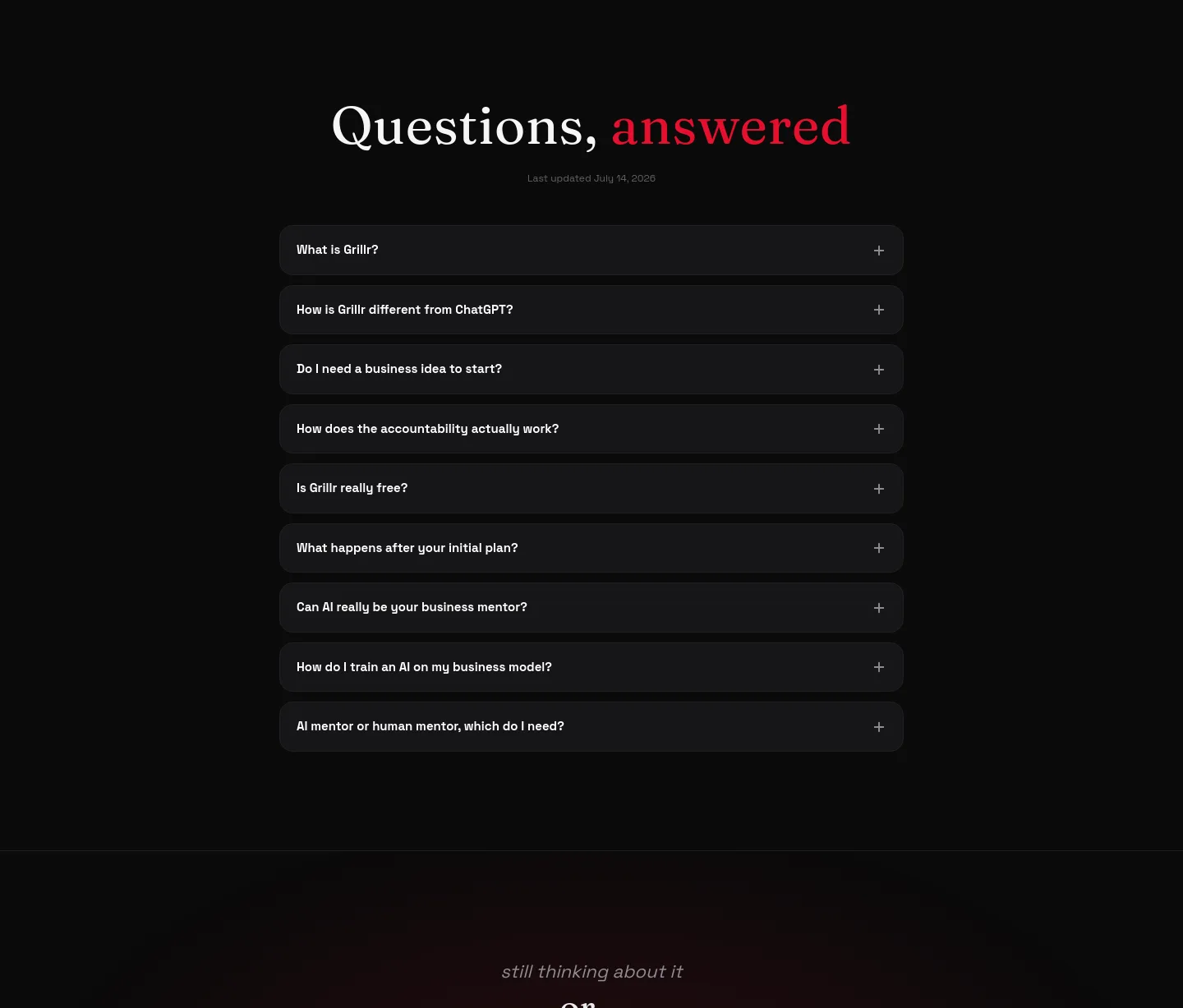 grillr.io — FAQ