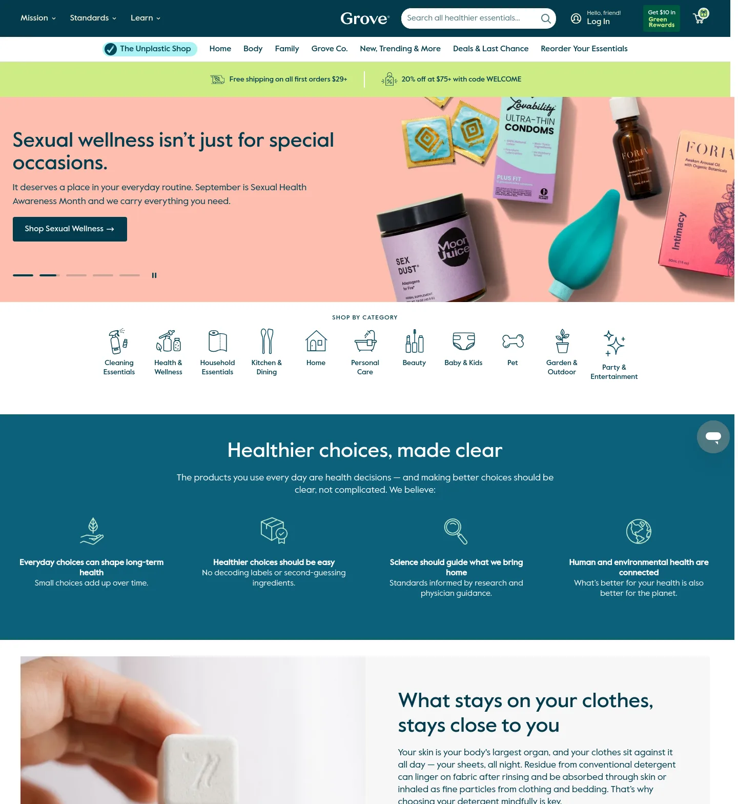 grove.co — a measured funnel