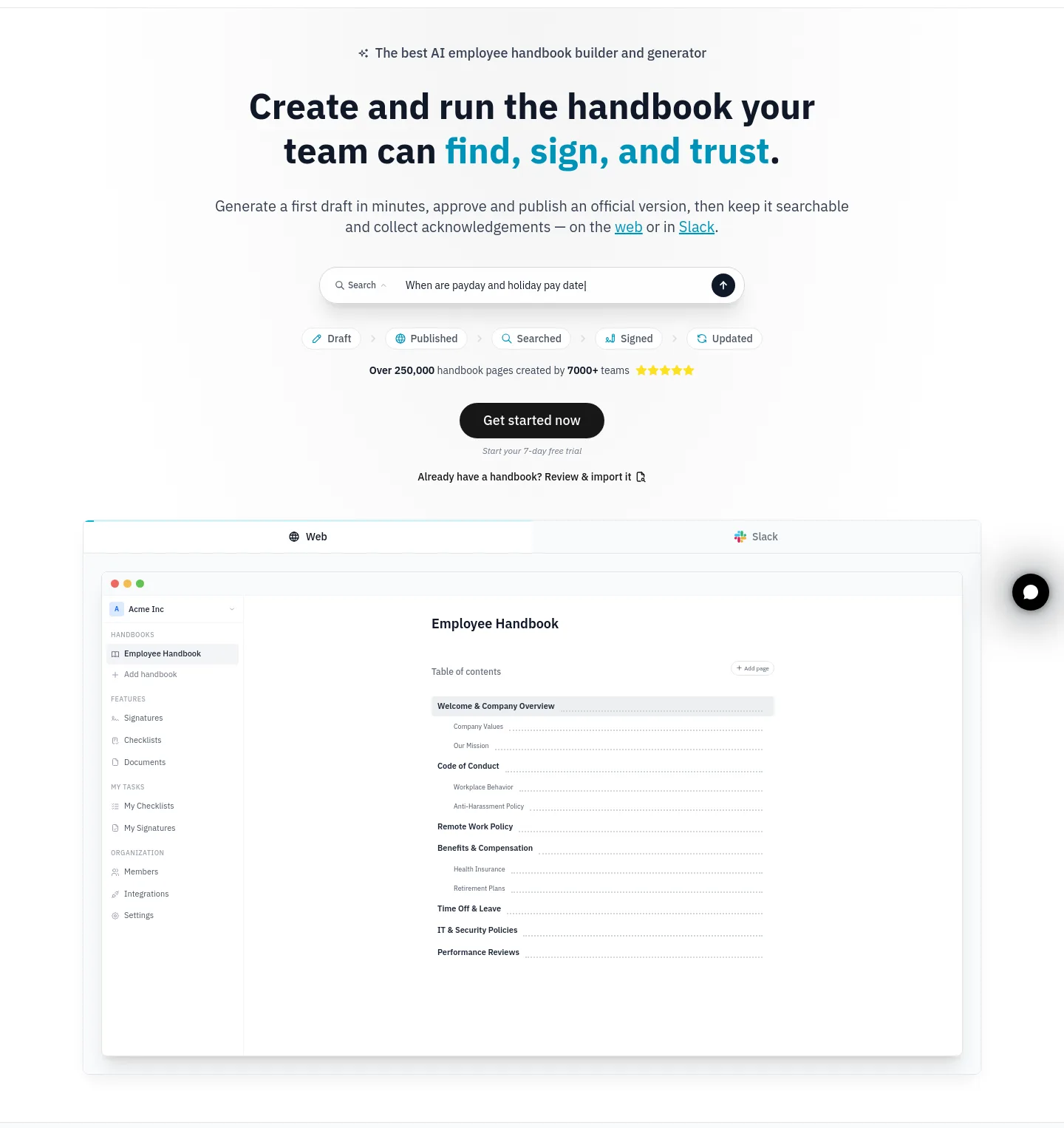 handbookhub.com — Hero
