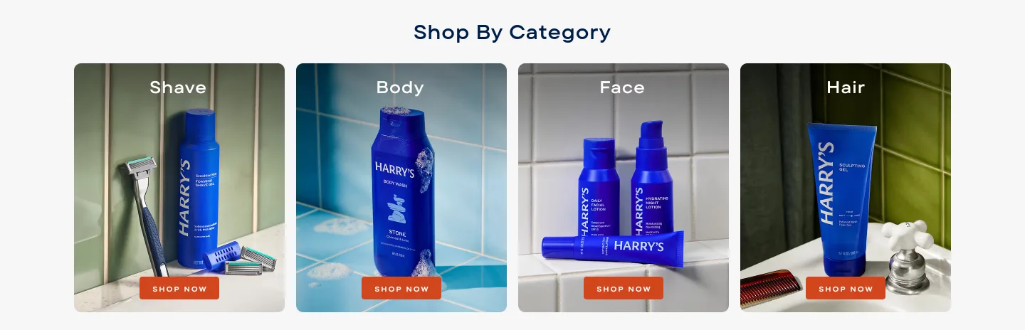 harrys.com — a real Logo Wall section