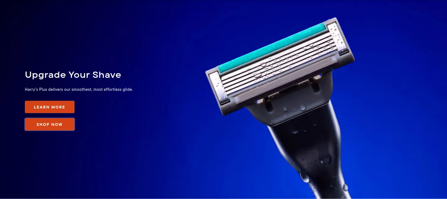 harrys.com — Hero