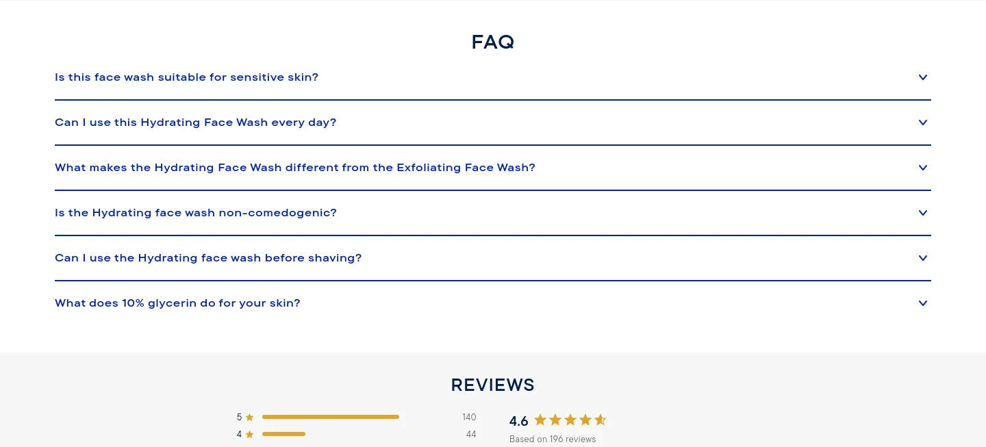 harrys.com — FAQ