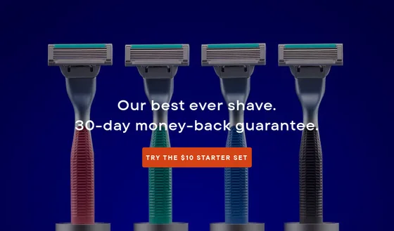 Guarantee element from harrys.com