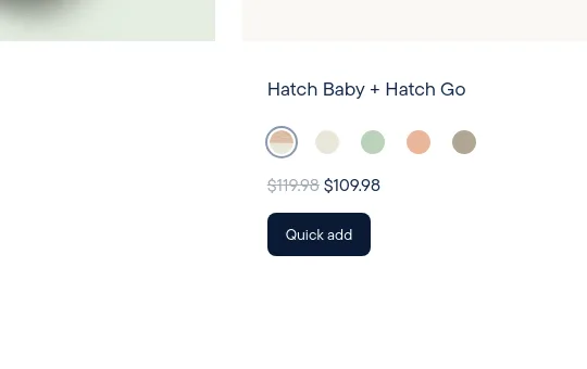 Price anchor element from hatch.co