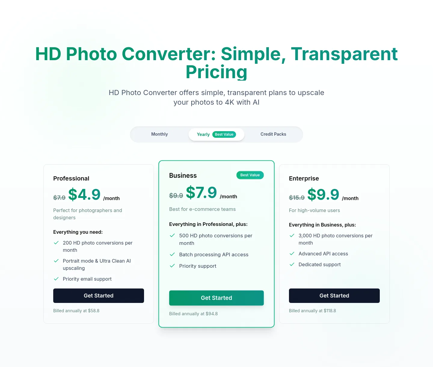 hdphotoconverter.online — Pricing