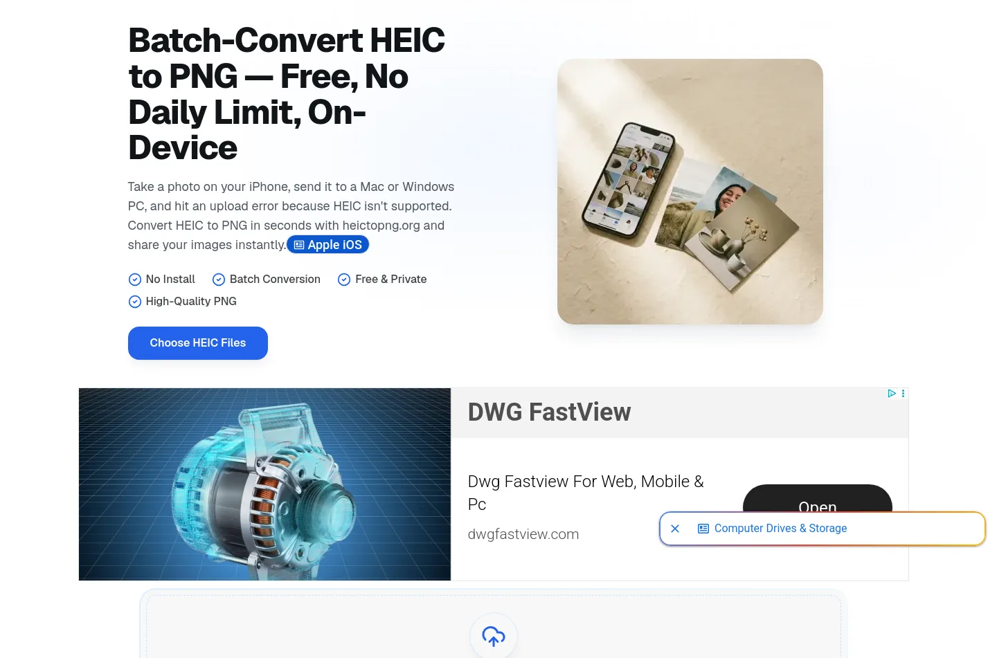 heictopng.org Hero section