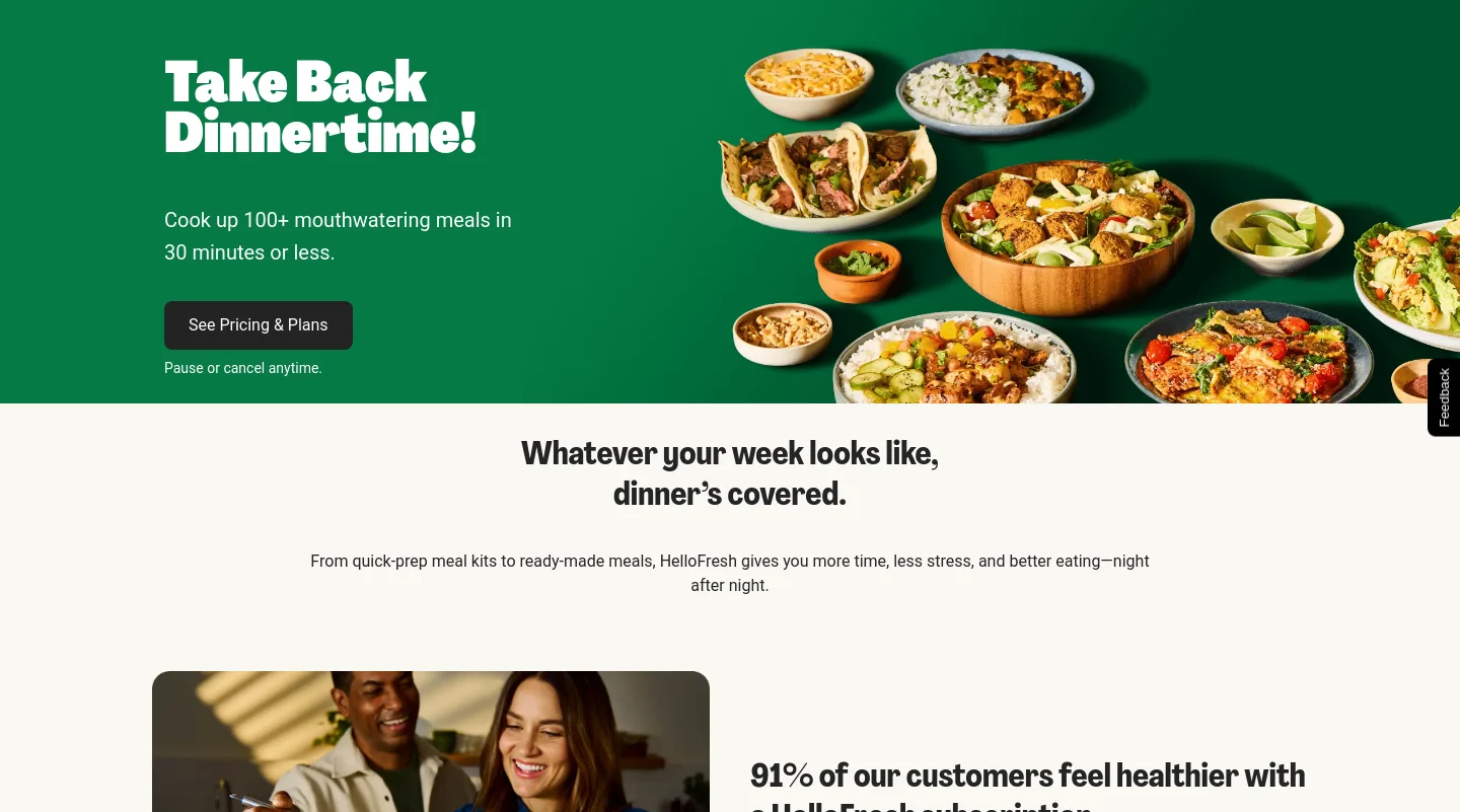 hellofresh.com — Hero