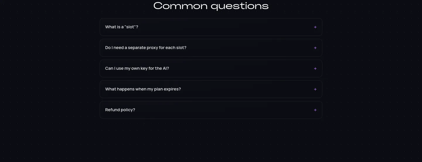 helperx.app FAQ section