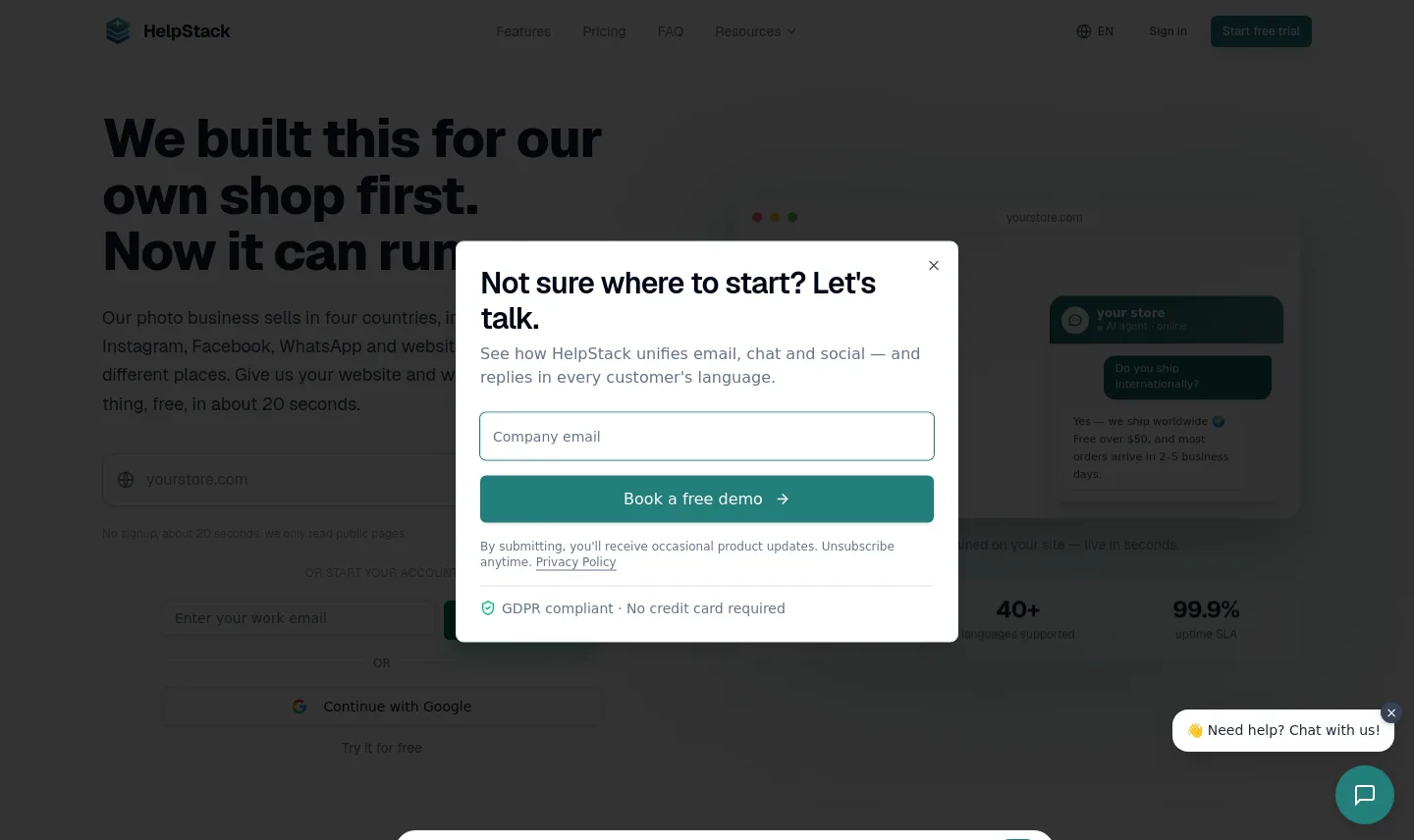 helpstack.eu — Hero