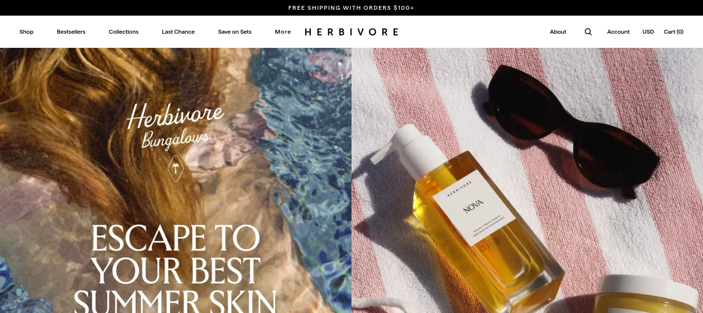 herbivorebotanicals.com — a measured funnel