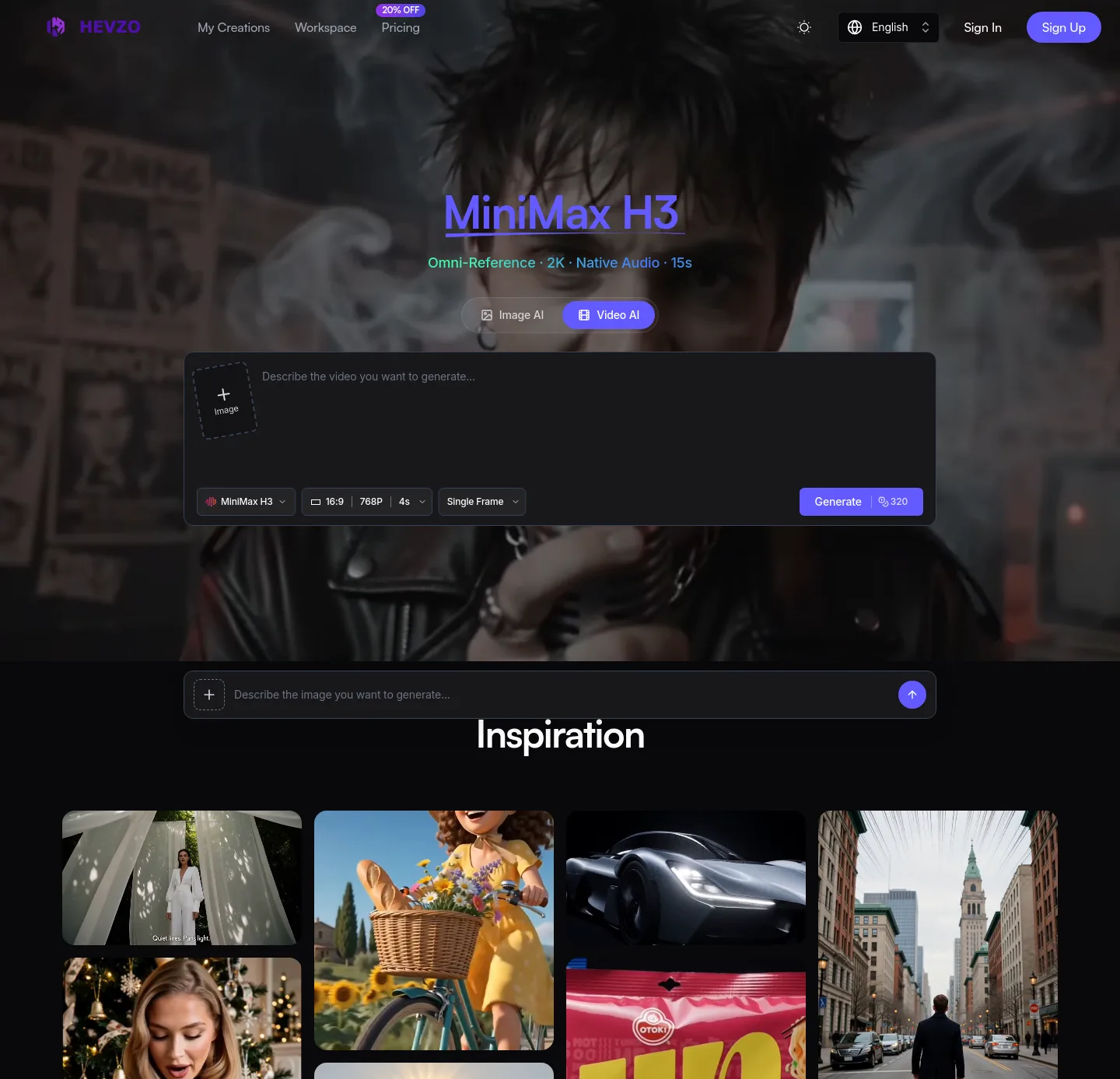 hevzo.com — Hero