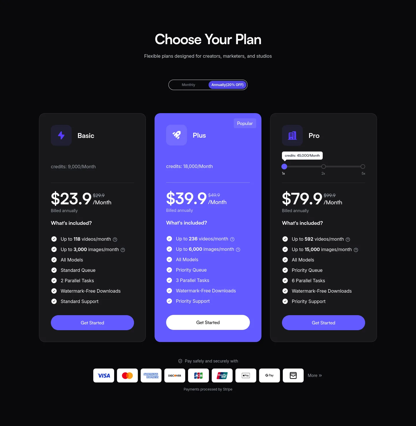 hevzo.com — Pricing